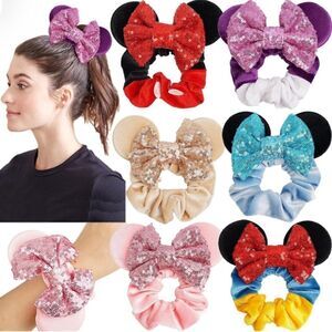 Mickey Mouse scrunchies